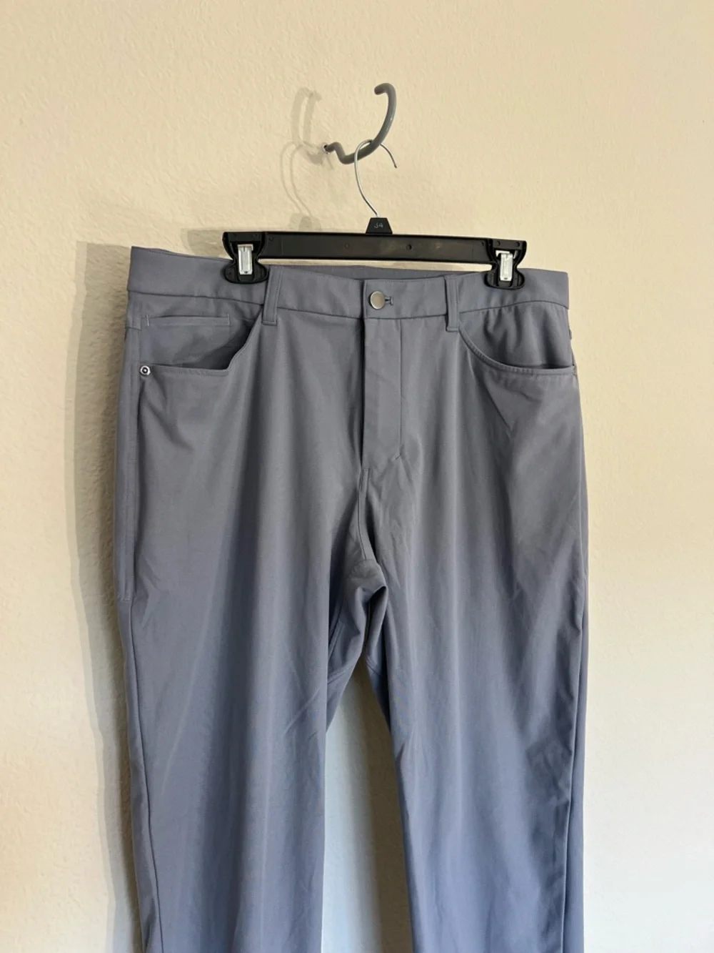 Lululemon ABC classic fit 5 pocket pant asphalt grey 34 waist casual travel